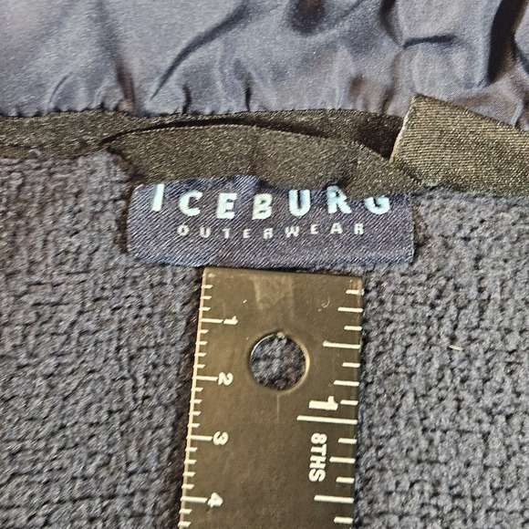 Iceburg Fleece Quarter Zip Men's Size Large Blue - Picture 4 of 7